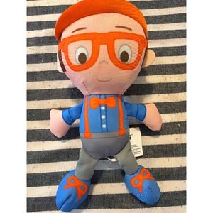 Blippi Plush Stuffed Animal Moonbug Entertainment Orange Glasses Bowtie 2020 9in